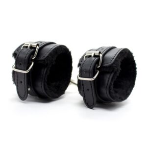 Menottes BDSM rembourré noir