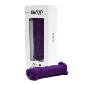 Corde bondage en chanvre violet de 5M