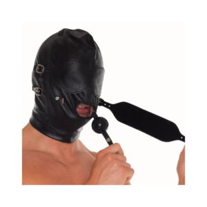 Cagoule BDSM intégrale avec bâillon