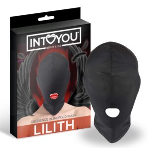 Cagoule bondage Bouche ouverte