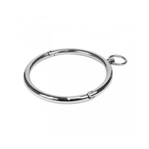 Collier BDSM fin en métal 12cm de diamètre